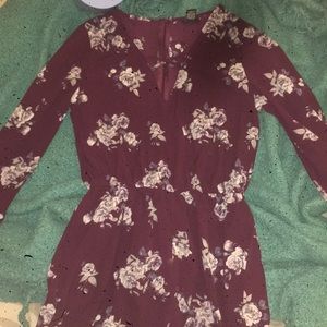 floral romper !!